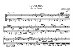 Fugue No.3 (for two guitars)